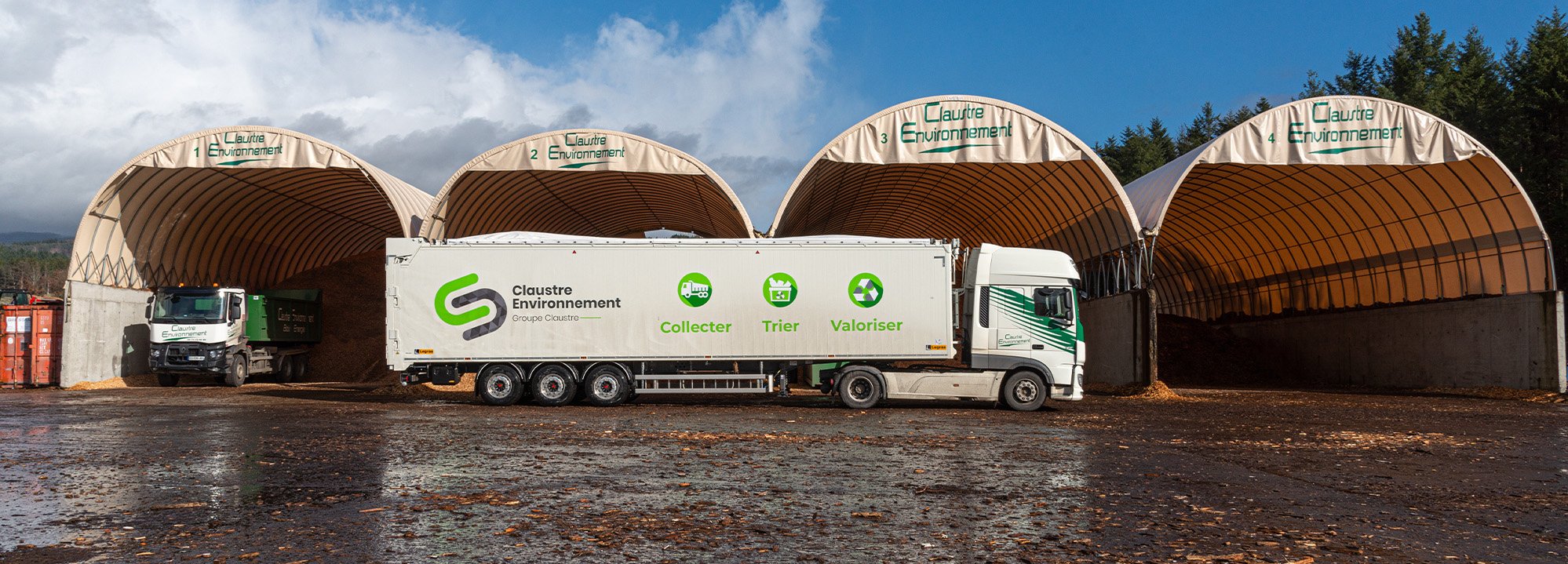 camion de collecte Claustre Environnement